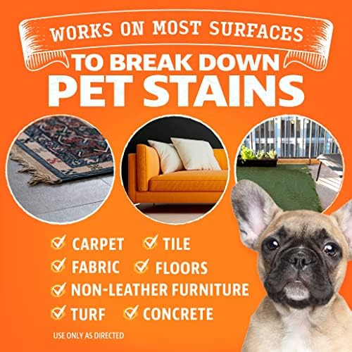 Angry Orange Stain Remover – 32oz Enzyme Pet Cleaner – Dog & Cat Urine Destroyer 3