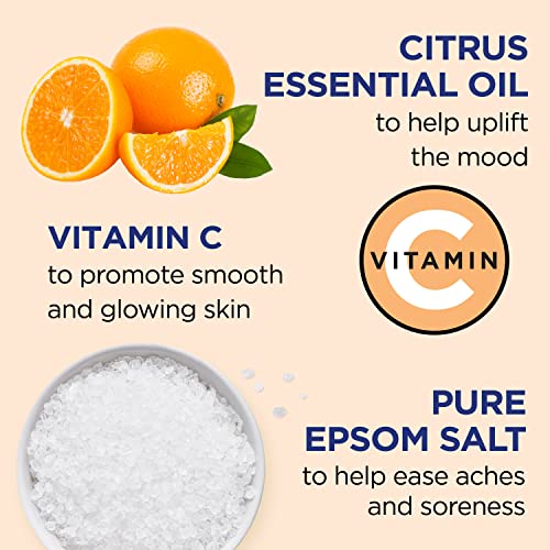 Dr Teal’s Pure Epsom Salt Soak, Glow & Radiance with Vitamin C & Citrus 3