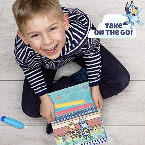 Horizon Group USA Bluey Aqua Art – Reusable Water Reveal Activity Pages 3