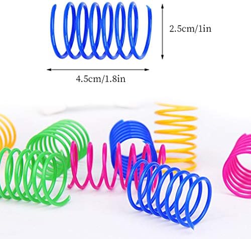Andiker Cat Spiral Spring, 12 Pc Cat Creative Toy to Kill Time and Keep Fit 4