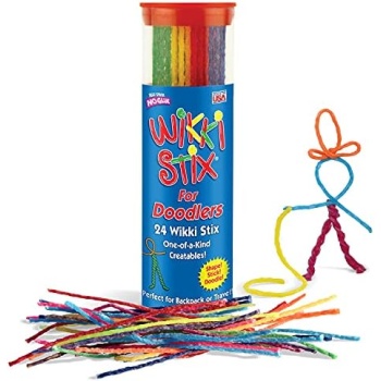 Wikki Stix for Doodlers - Kid's Travel Essential: Portable Creativity On-The-Go!