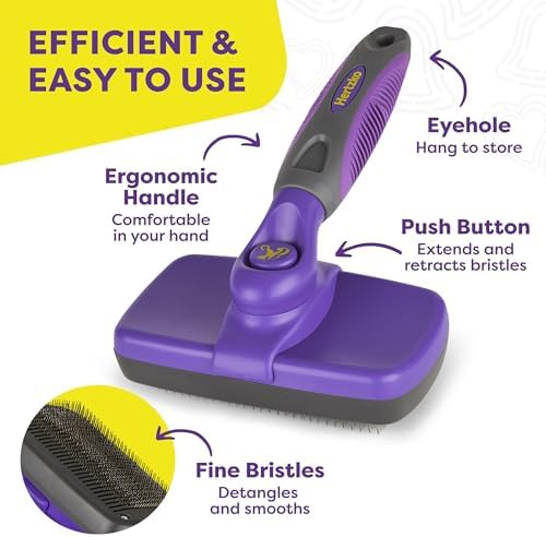 Hertzko Dog & Cat Brush, Dog Brush for Shedding, Cat & Dog Grooming 3