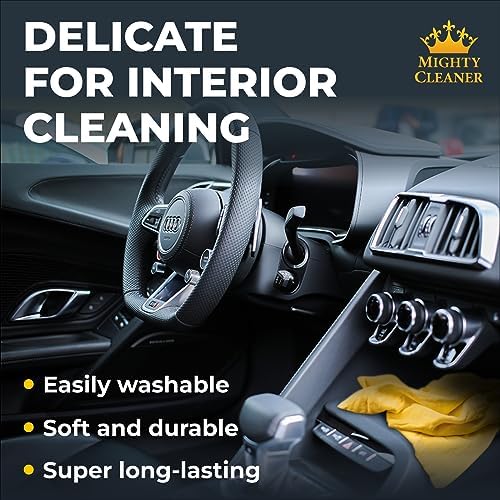 Premium Shammy Cloth for Car Drying – (26”x17”) – Super Absorbent Reusable 5