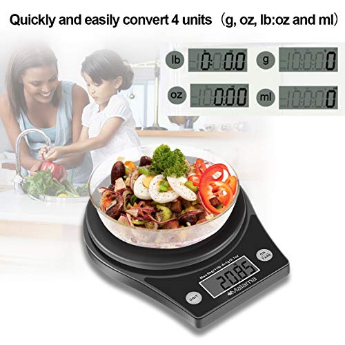 Malama Kitchen Scale, Digital Food Scale High Accuracy Multifunction 4