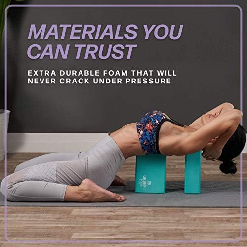 URBNFit Yoga Block – Moisture Resistant Brick to Improve Balance & Flexibility 6