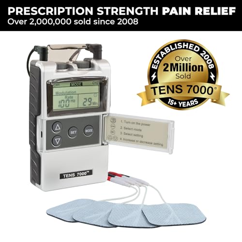 TENS 7000 Digital TENS Unit with Accessories – TENS Unit Muscle Stimulator 2