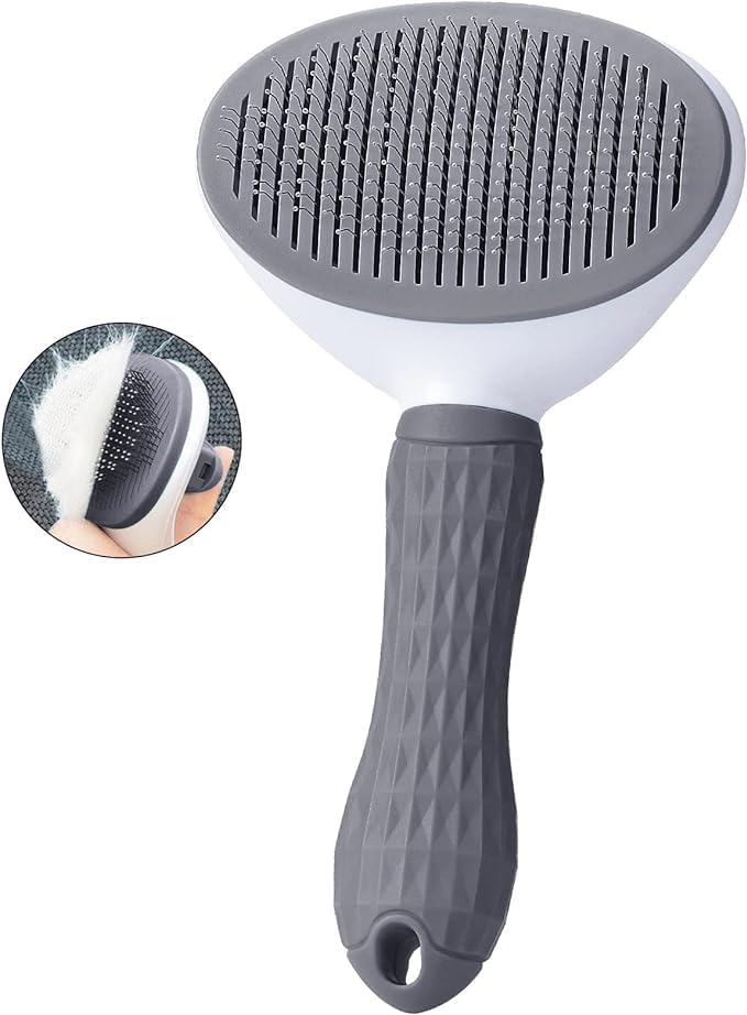 Depets Self Cleaning Slicker Brush, Dog Cat Bunny Pet Grooming Shedding Brush 9