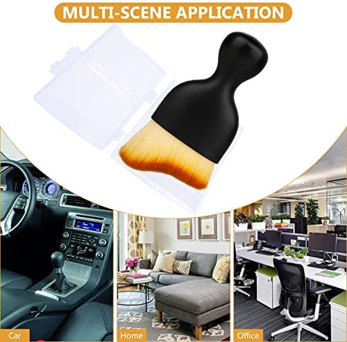 Rednow Car Interior Cleaning Tool Brush with Cover,Car Brush Car Detailing Brush 6