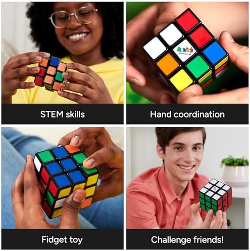 Rubik’s Cube, The Original 3×3 Color-Matching Puzzle Classic Problem-Solving 4