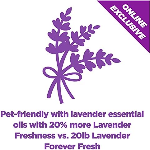 Arm & Hammer Forever Fresh Clumping Cat Litter Lavender, MultiCat 18lb 4