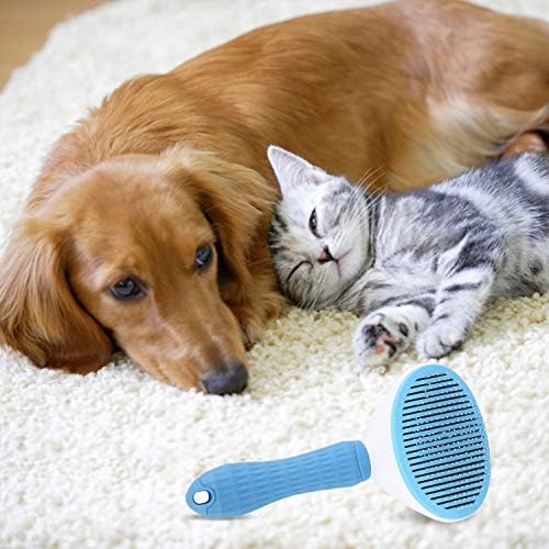 Depets Self Cleaning Slicker Brush, Dog Cat Bunny Pet Grooming Shedding Brush 5