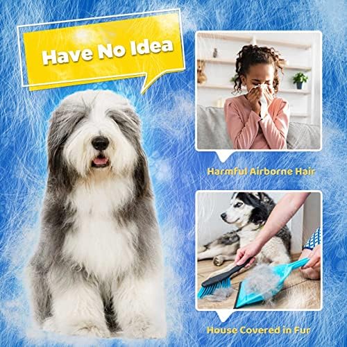 DELOMO Upgrade Pet Grooming Gloves Cat Brushes for Gentle Shedding 9
