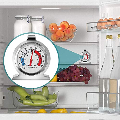 3-Pack Refrigerator Thermometer, Large Dial Freezer Thermometer,Classic Series 2