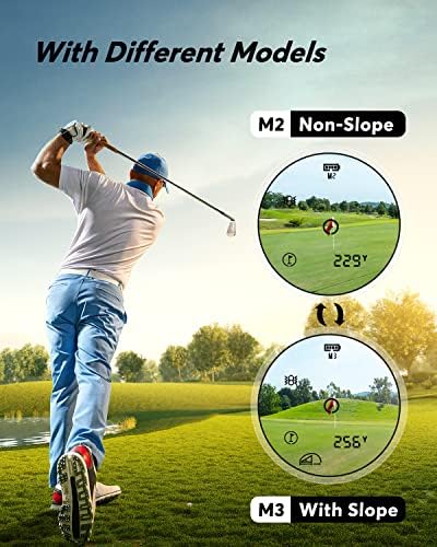 Wosports Golf Rangefinder, 800 Yards Laser Distance Finder 4
