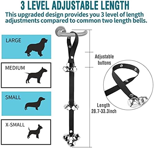 BLUETREE Dog Doorbells Premium Quality Training Potty Great Dog Bells 5