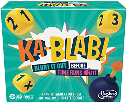 Hasbro Gaming Ka-Blab! Game for Families, Teens and Kids Ages 10 and Up