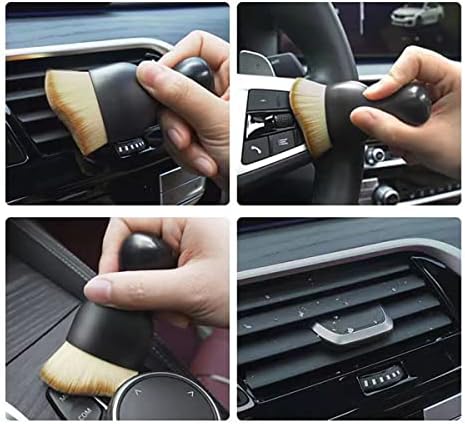 Car Interior Detailing Brush, Auto Interior Soft Hair Removal Brush 5