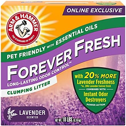 Arm & Hammer Forever Fresh Clumping Cat Litter Lavender, MultiCat 18lb