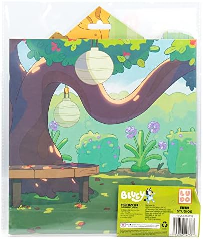 Horizon Group USA Bluey Sticker Playset, 2 Sticker Play Scenes, 35+ Reusable 8