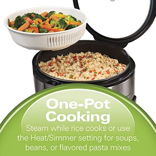 Hamilton Beach Rice & Hot Cereal Cooker, 7-Cups uncooked resulting in 14-Cups 5