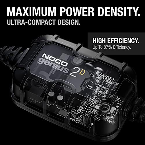 NOCO GENIUS2D, 2A Direct-Mount Onboard Car Battery Charger, 12V Automotive 3