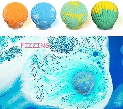 Bath Bombs for Kids with Surprise Marine Animals Inside, 20 Shell Kids Bath Bomb 7
