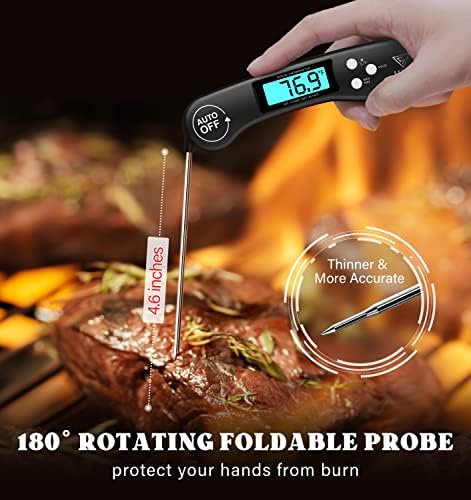 Meat Thermometers, DOQAUS Instant Read Food Thermometers for Cooking 3