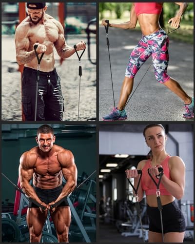 Zacro Resistance Band [Set of 6] Exercise Bands 270lbs Fitness Workout Bands 7