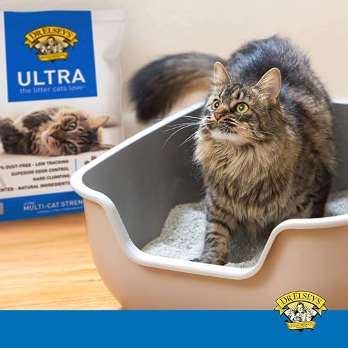 Dr. Elsey’s Premium Clumping Cat Litter – Ultra – 99.9% Dust-Free, Low Tracking 5