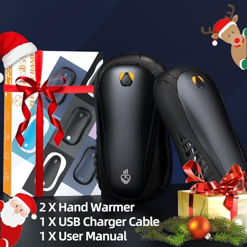 2Pack Hand Warmers Rechargeable 5200mAh 2023 Upgraded, FANDLISS Electric 9