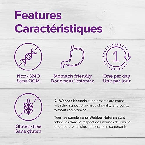 Webber Naturals Gentle Iron Supplement with Vitamin C, B12 and Folic Acid 3