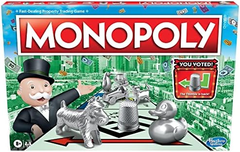 Monopoly Game, Family Board Games for 2 to 6 Players & Kids Ages 8 and Up