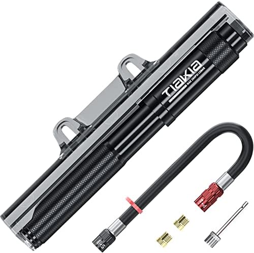 Tiakia Mini Bike Pump Portable Bicycle Pump Compact High Pressure Frame Pump