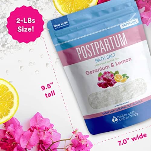 Postpartum Sitz Bath Soak (2 Lbs) Postpartum Care for New Moms Bath Salt 5