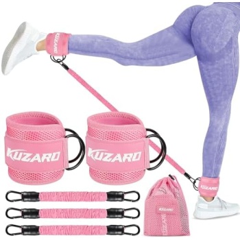 Ankle Resistance Bands with Cuffs, Ankle Bands for Working Out, Ankle Resistance