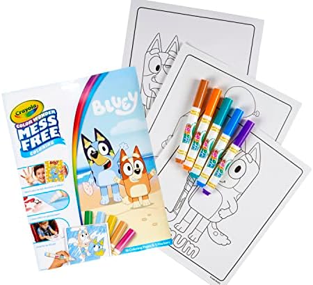 Crayola Bluey Color Wonder Coloring Set, 18 Bluey Coloring Pages, Mess Free 2