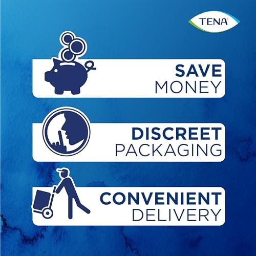 TENA Discreet Extra Plus, 96 Incontinence Pads (16 X 6 Packs) Individually 8
