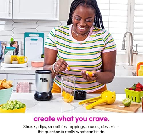Magic Bullet Blender, Mixer & Mini-Food Processor In-One (17-Piece Set) 4
