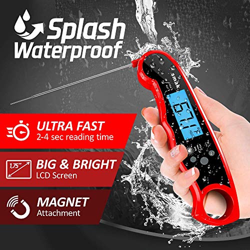 Digital Instant Read Meat Thermometer – Waterproof Kitchen Food Cooking 2