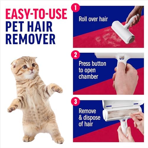 Chom Chom Roller Pet Hair Remover and Reusable Lint Roller – ChomChom Cat and 3
