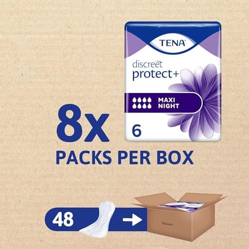 TENA Discreet Maxi Night Incontinence Pads for Heavy Bladder Weakness 2