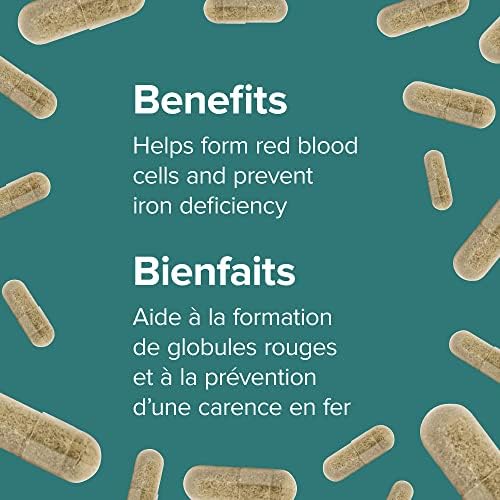 Webber Naturals Gentle Iron Supplement with Vitamin C, B12 and Folic Acid 6