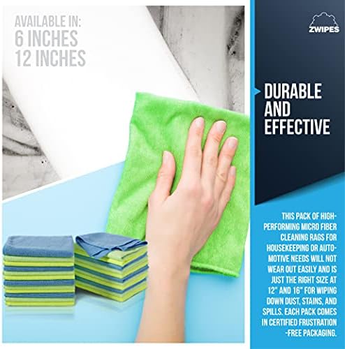 Zwipes 924 Microfiber Cleaning Cloths, 24 Pack 4