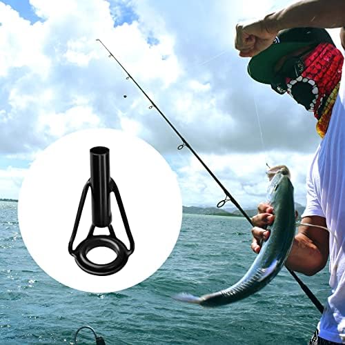 KINBOM 8pcs Rod Tip Repair Kit, Stainless Steel Rod Tip Repair Rod Tip Replacement Fishing 6