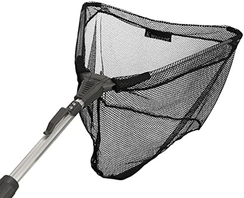 Fishing Net Collapsible, Fish Landing Net with Telescoping Aluminum Handle Extend 6