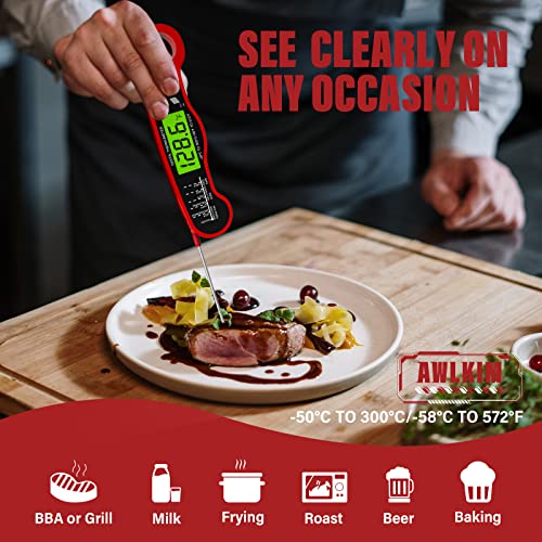 AWLKIM Meat Thermometer Digital – Fast Instant Read Food Thermometer 5