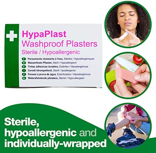Safety First Aid Group HypaPlast Pink Washproof, Assorted (100) Sterile 2