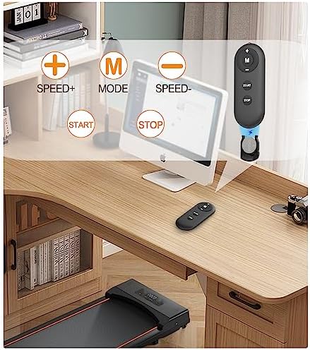 TODO Under Desk Treadmill Portable Walking Pad Treadmill, Quiet Flat Slim 6