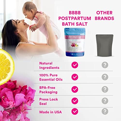 Postpartum Sitz Bath Soak (2 Lbs) Postpartum Care for New Moms Bath Salt 3
