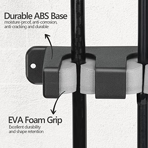 THKFISH Fishing Rod Rack Fishing Rod Holders Wall Mount Vertical/Horizontal Fishing Pole 3